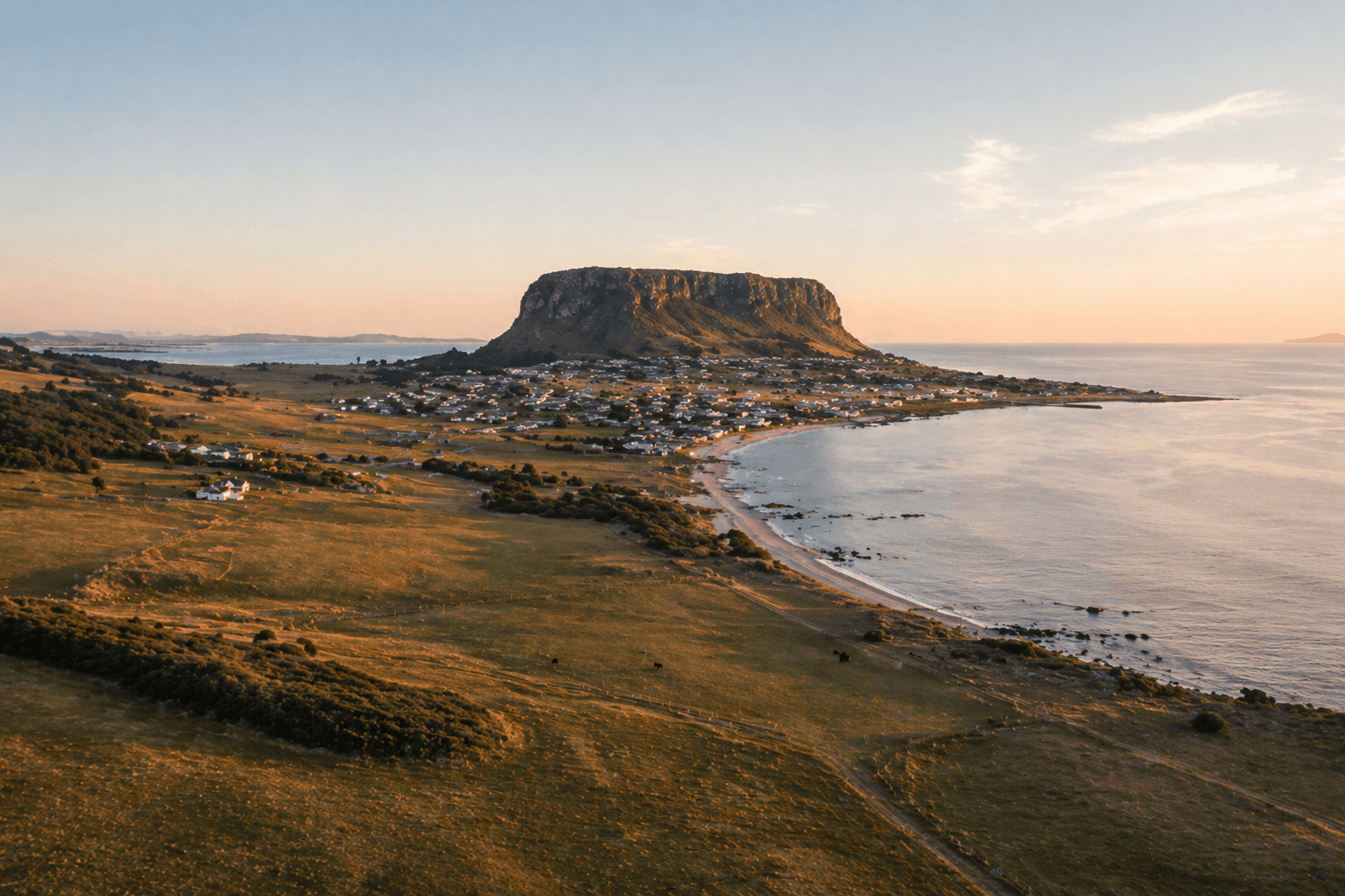 The northwest coast of Tasmania