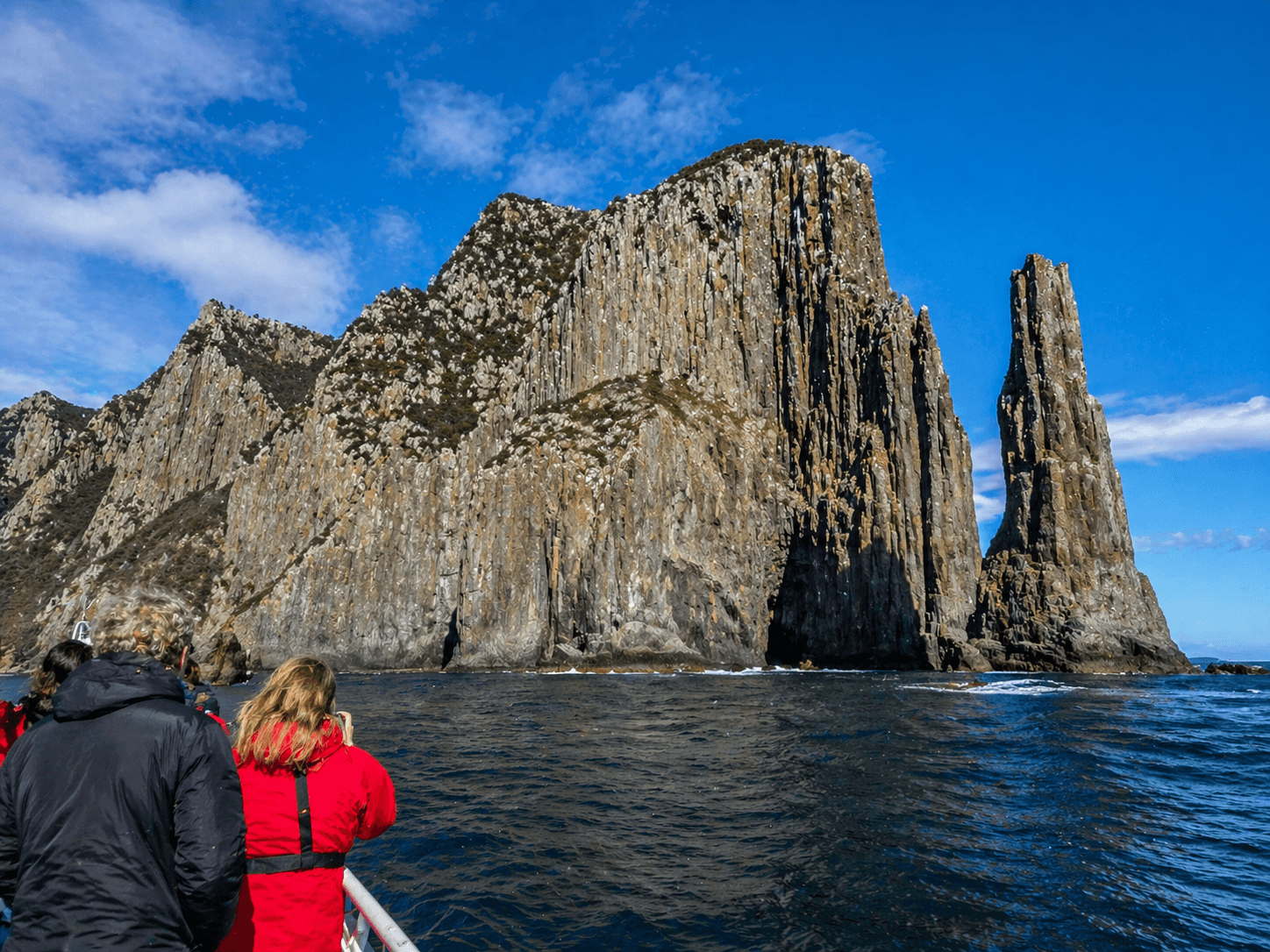 Dolerite sea cliffs on the Tasman Peninsula